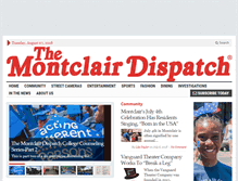 Tablet Screenshot of montclairdispatch.com